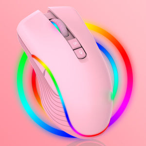 Pink Wireless Gaming Mouse