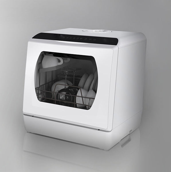 Comfortable touch screen settings.Dishwasher, 5 Washing Programs Portable