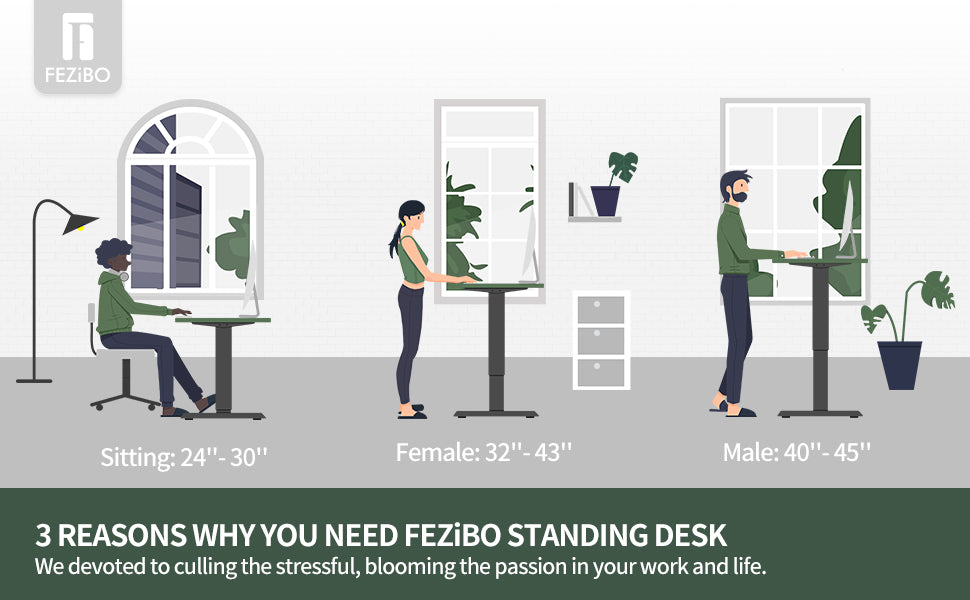 Home Office Desk with Splice Board, Electric Standing Desk