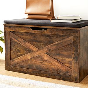 storage chest, and an effortless assembly process with clear instructions and labeled parts,  Storage Chest Cabinet, 29.9”L x 15.7”W x 18.9”H,
