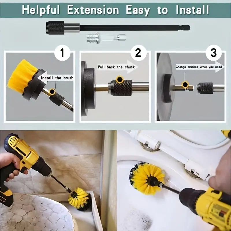 26-Piece Brushes, Drill Brush, and Wheel Cleaner