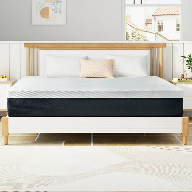 6 inch Full Mattress, Premium Gel Memory Foam with CertiPUR-US® Certified Foam Mattress in a Box, Pressure Relief & Orthopedic Supportive