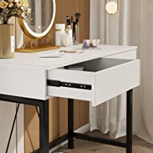 Laptop Table Made of Wood and Metal, Workstation Stand desk