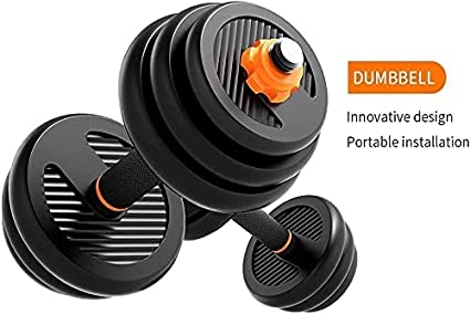 Free Weights Dumbbells Set with Connecting Rod