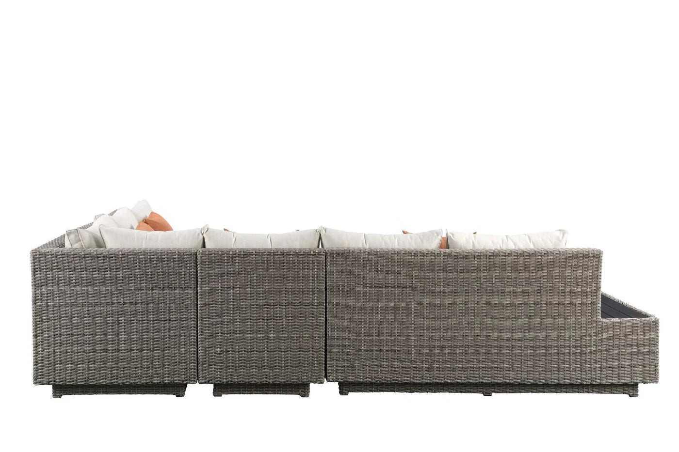 classic styling and glamorous outdoor elements, The Island Pebbles Patio Sectional;