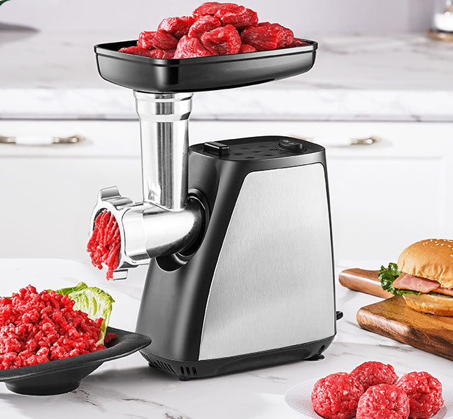 4 Accessories include: Meat Grinding, Sausage Stuffer, Kubbe Maker, Cheese Grater for Fresh Cheese, Vegetable, 4-in-1 Meat Grinder Electric 2800W Max