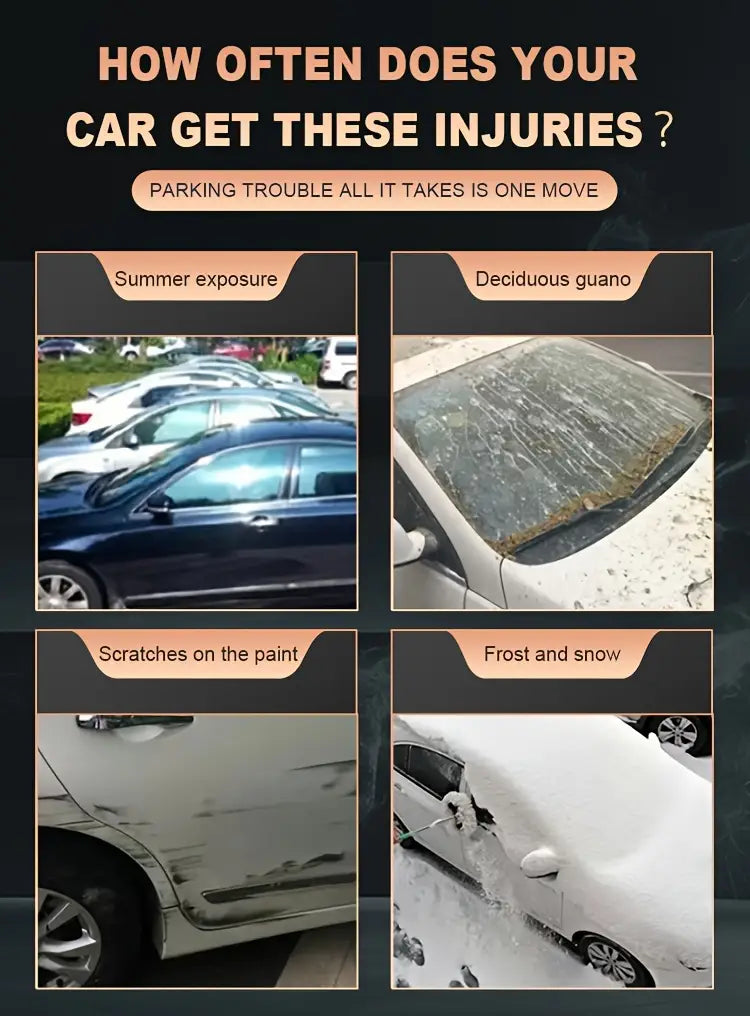 Scratch and Wear Resistant, Customizable Sizes for Various Car Models, All-Season Protection, UV and Rain Resistant, Dustproof