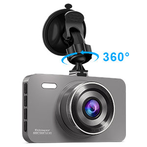 360°Rotatable Lens Camera, One Click Lock, Easy To Transmit Seamless Loop Recording 1080P Full HD Resolution Build in Gravity Sensor