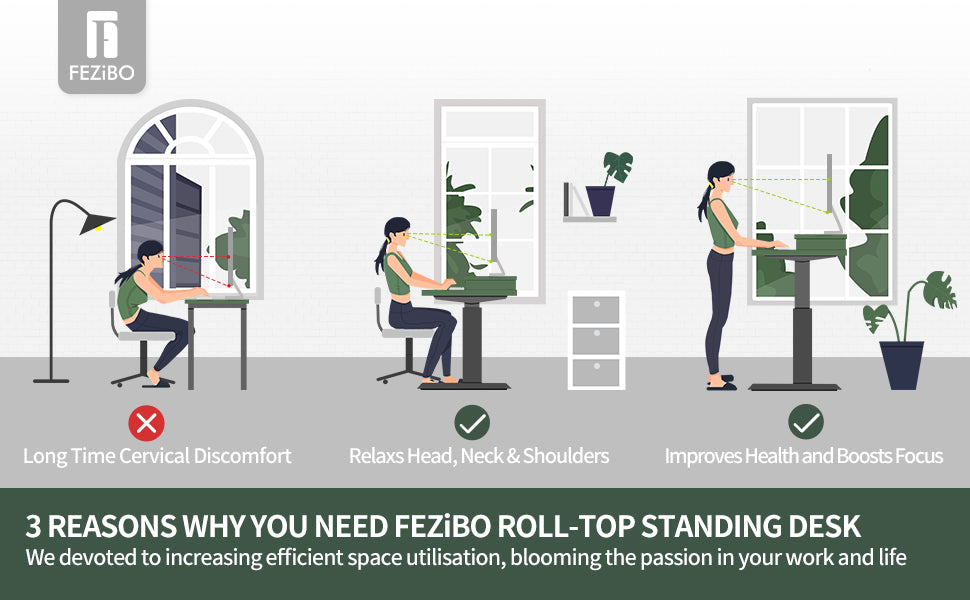 55 x 24 Inch Stand Up Table with Storage Shelf,Adjustable Electric Standing Desk with Double Drawer