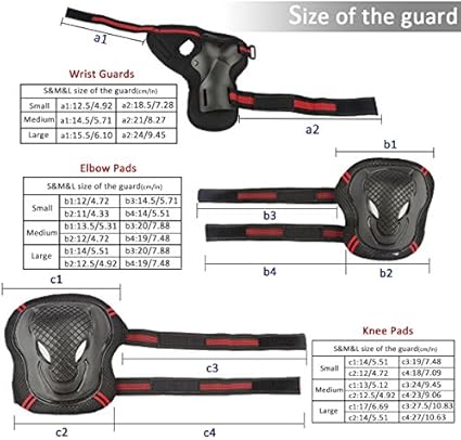 Multiple adjustable helmet strap and elastic pads straps with Velcro closures for secure fit for various knee boys and girls. Skate Helmet with Protective Gear Knee Pads Elbow Pads Wrist Guards