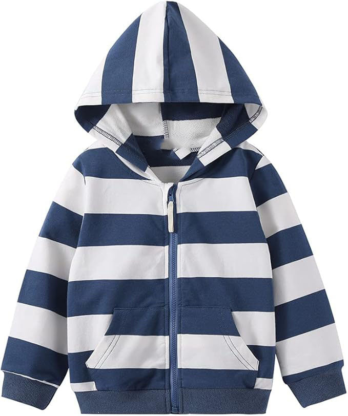 Functional and Stylish: Equipped with practical front pockets,Boy Zip Up Hoodie Sweatshirt with Hood Rainbow Patchwork