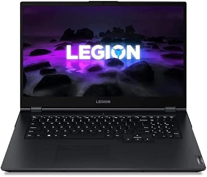 Legion 5 17ACH6 17.3" FHD Gaming Laptop - AMD Ryzen 5 5600H, 8GB RAM, 256GB SSD, Windows 11 Home, GeForce GTX 1650 - Phantom Blue with Shadow Black (82K00045US)