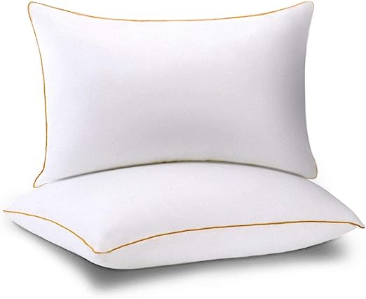 Queen Size Set of 2, Cooling Side Sleeper Pillow 20