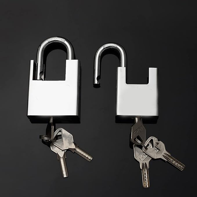 Heavy Duty Shackle Lock, Security Padlock Container storages, Item dimensions L x W x H