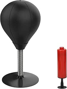 punching ball has a total height of 35cm/13.8inch, a connecting rod of 13cm/5.1inch,Heavy Duty Stress Relief Boxing Bag Funny