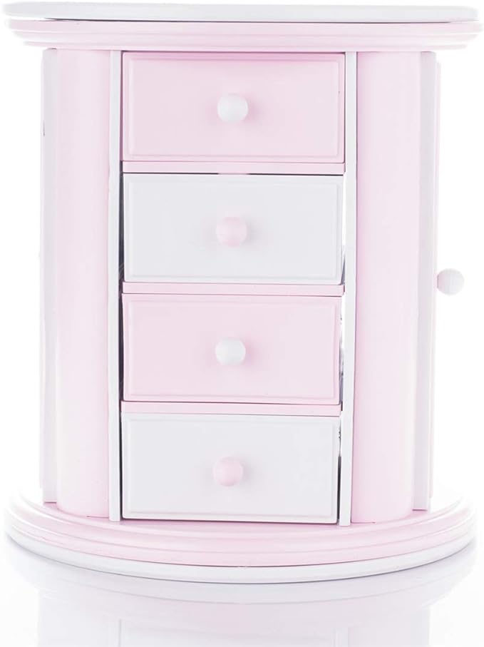 This jewelry box will plays the classic rhythm, Necklace Storage Case for Little Girl Toddler Children Gift