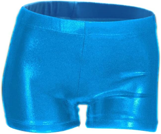 Soft, perspiration cooling, dry and comfortable. Lightweight design.Compression Shorts Gymnastics Shorts for Girls