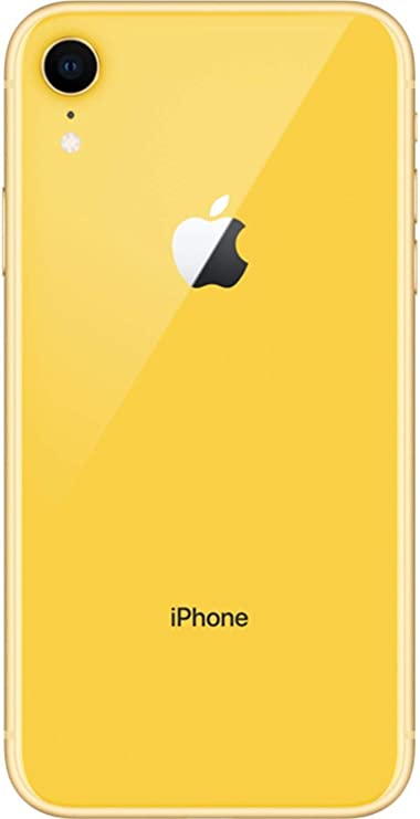 Apple iPhone XR, 64GB, Yellow - Unlocked (Renewed)