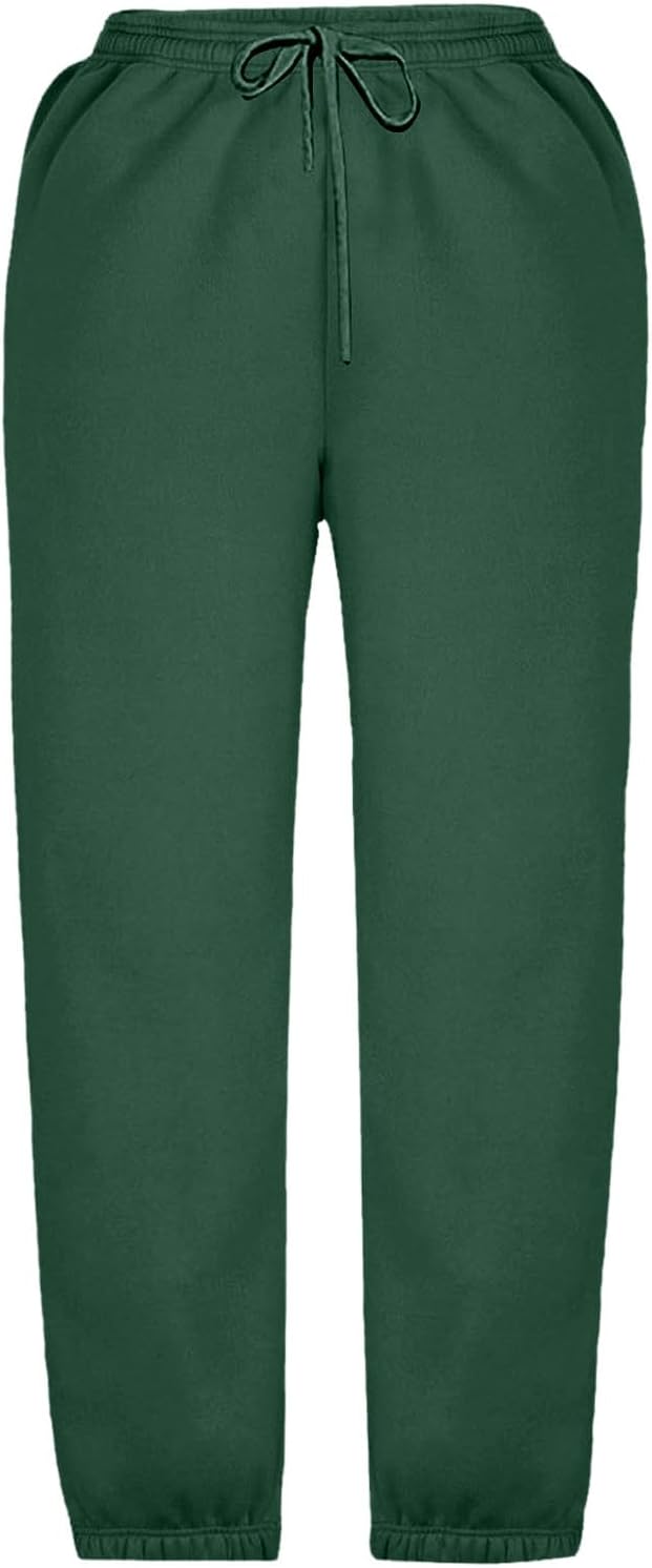 pants for kids 10-12, girls sweatpants 10-12, teen girl clothing, kids green sweatpants, Elastic Jogger Pants Drawstring Athletic Pants Y2K Preppy Pants