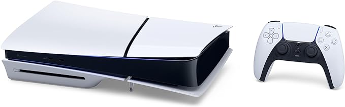 Marvel at incredible graphics and experience new PS5 features. Play a back catalog of supported PS4 games, PlayStation 5 Disc Edition Console (slim)