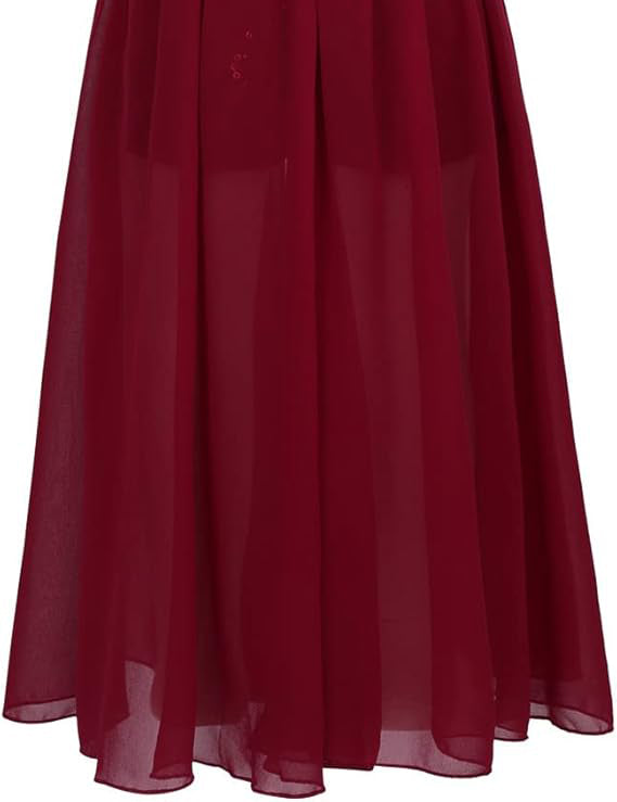 Suitable for alumni association, wedding, graduation ball, dance, party, birthday, half-formal occasion or formal occasion, Size Table means age ranges for girls, but they are for general guidance only. Hand wash recommended, low iron and do not bleach