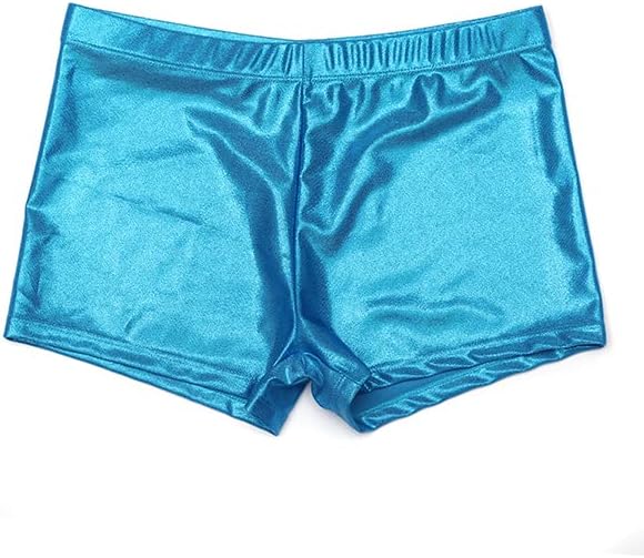 Soft, perspiration cooling, dry and comfortable. Lightweight design.Compression Shorts Gymnastics Shorts for Girls