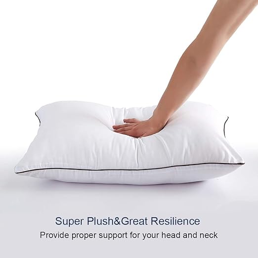 Pillow for Side and Back Sleeper, Down Alternative Hotel Collection Pillows-20 x30,Queen Size 2 Pack