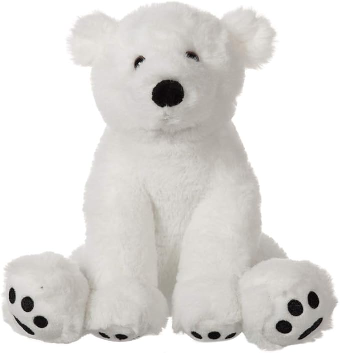 The lovable stuffed polar bear measures 8 Inches, which is a huggable and perfect size for kids’ hugging and decoration,