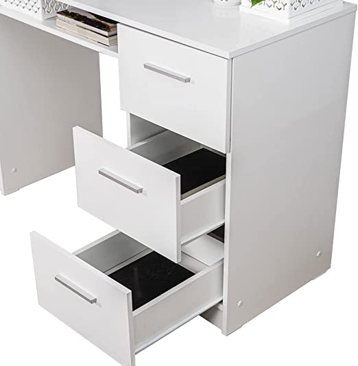 Desk with Storage Shelf for Home and Office