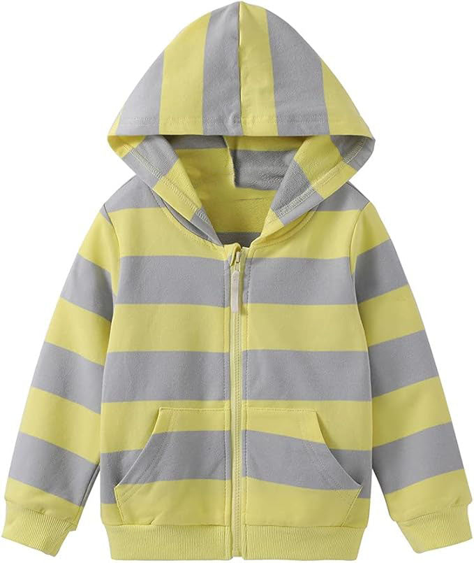Comfortable Material, Soft Against the Skin: Crafted from high-quality cotton fabric, this hoodie is soft and breathable, ensuring all-day comfort for your little one
