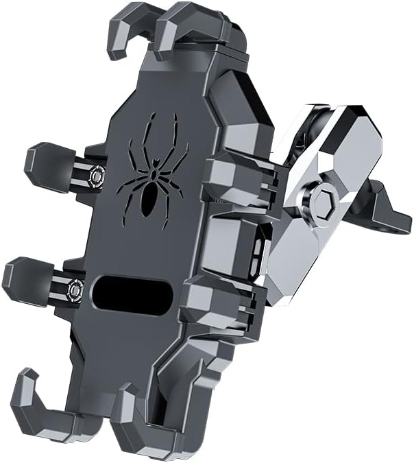 It has a beautiful and stylish design, Accessories for Motorcycle Dirt Bicycle Scooter ATV Holder with Vibration Dampener Aluminum Alloy Cell Phone Mount,