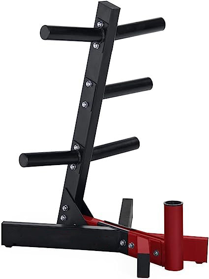Tree and Weight Rack for Plates, Weight Holder for 2 inch Olympic Weight Plate,