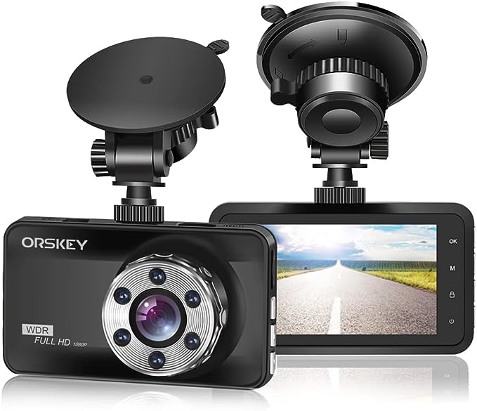 1080P Superior Night Vision Dash Camera: 6 unique infrared LED fill lights allows the dash cam to perform optimally in low light situations.