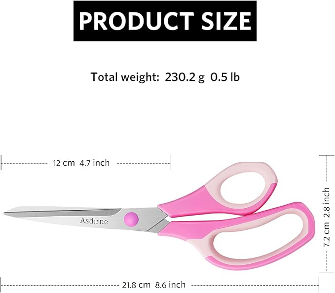 Pack of 3 thick and are 3 times harder than normal stainless steel. So they are very sharp and durable for long service life, Ultra Sharp Stainless Steel Blades, Comfortable Grip, Great for Craft, Office, School and Everyday Use