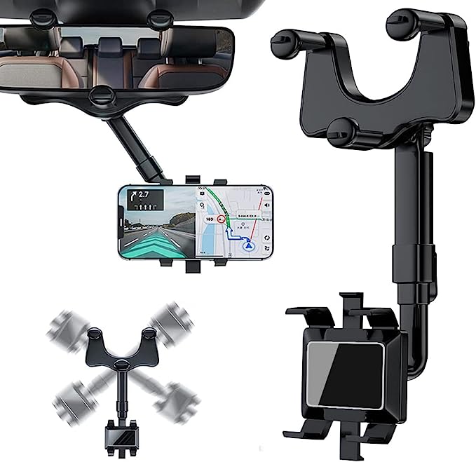 Rotation GPS Holder Car Phone Stand for All Smartphones
