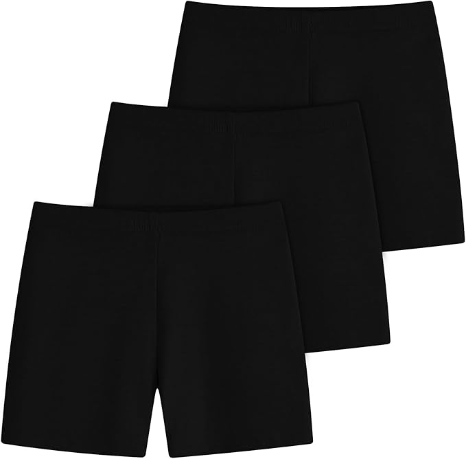 these girls active shorts offer a snug yet comfortable fit, allowing for unrestricted movement during biking,  Durable Reinforced Stitching: Featuring reinforced edges, these girls summer leggings are built to withstand frequent use,