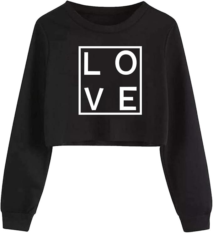simple and fashion, all-match item pullover T-shirt top. Perfect for Casual/School/Vacation/Sports or daily life wear too, Aesthetic Cartoon Graphic Sweatshirt Teen Long Sleeve