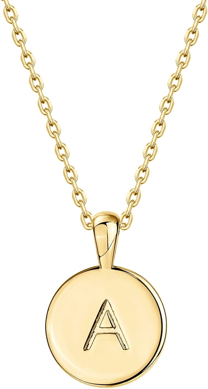 Alphabet Initial Pendant Necklace is 3/8