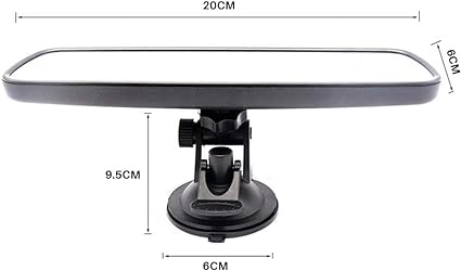 Universal Car Interior Rearview Mirrors with Suction Cup Car Inside Mirror for Car