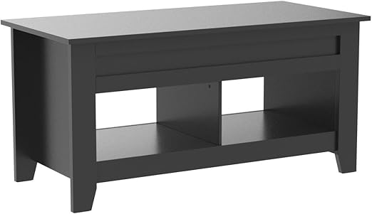 This piece is not just a coffee table, it also serves perfectly as a temporary dining table or a computer desk with an elevated floating tabletop