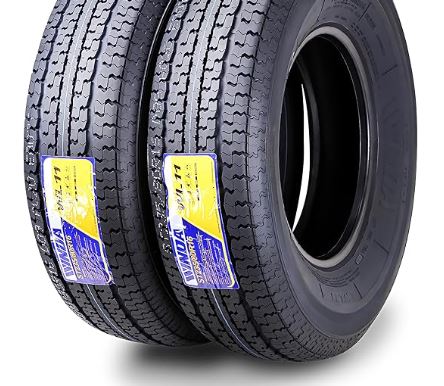 ST235/80R16 10PR This tire has been wholesaling by large volume to trailer manufacturers and tire dealers nationwide, Set of 2 Load Range E w/Side Scuff Guard 8mm Deep Tread