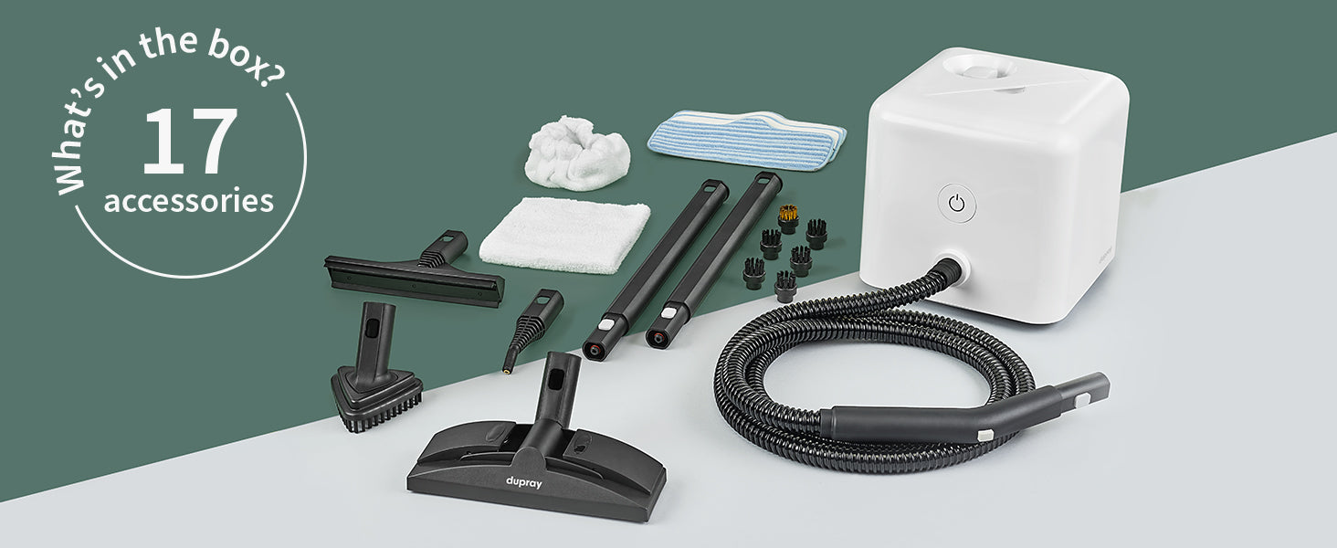 Portable Heavy Duty Steamer for Floors  Cars, Tiles, Grout Cleaning. Chemical Free, Disinfection Steam Cleaner Powerful Multipurpose