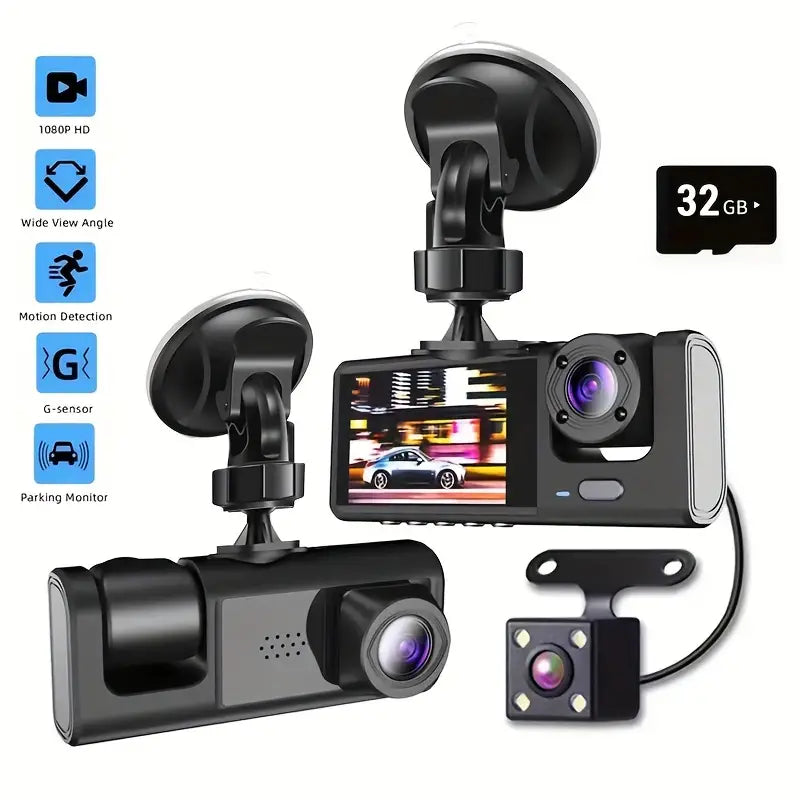 2 Inch IPS Screen, G Sensor, Night Vision- Enhance Your Driving Safety And Security Night Vision, Loop Recording