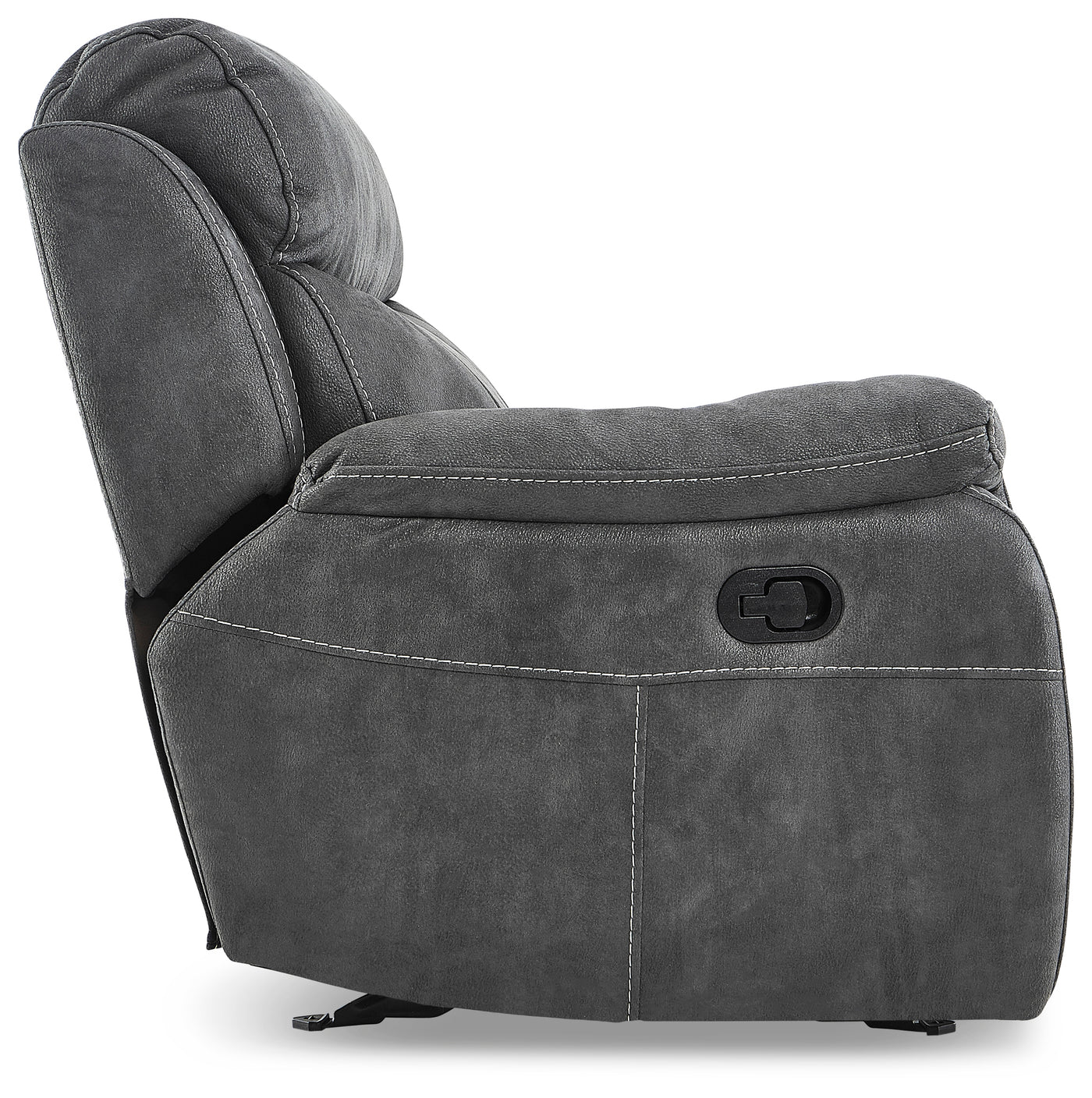 Glider Recliner,  emphasize lines and accentuate the shape of this piece