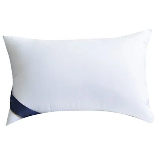 Supportive Down Bed Pillow Suitable for Back Side And Stomach Sleepers Made of Skin-friendly Cotton Fabric on Clearance