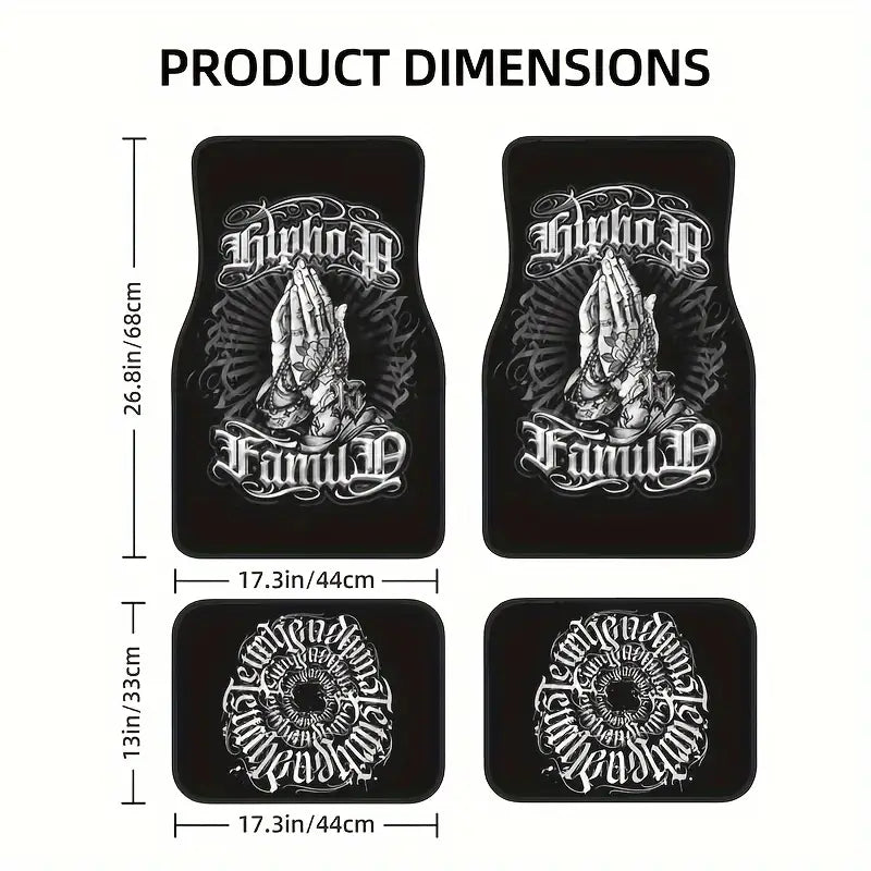 4-piece Set Car Floor Mats,Anti Fouling Floor Mats,