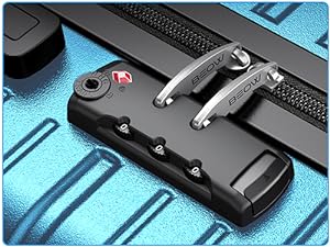 Lightweight Suitcases with Wheels PC+ABS Durable Travel Luggage TSA Lock