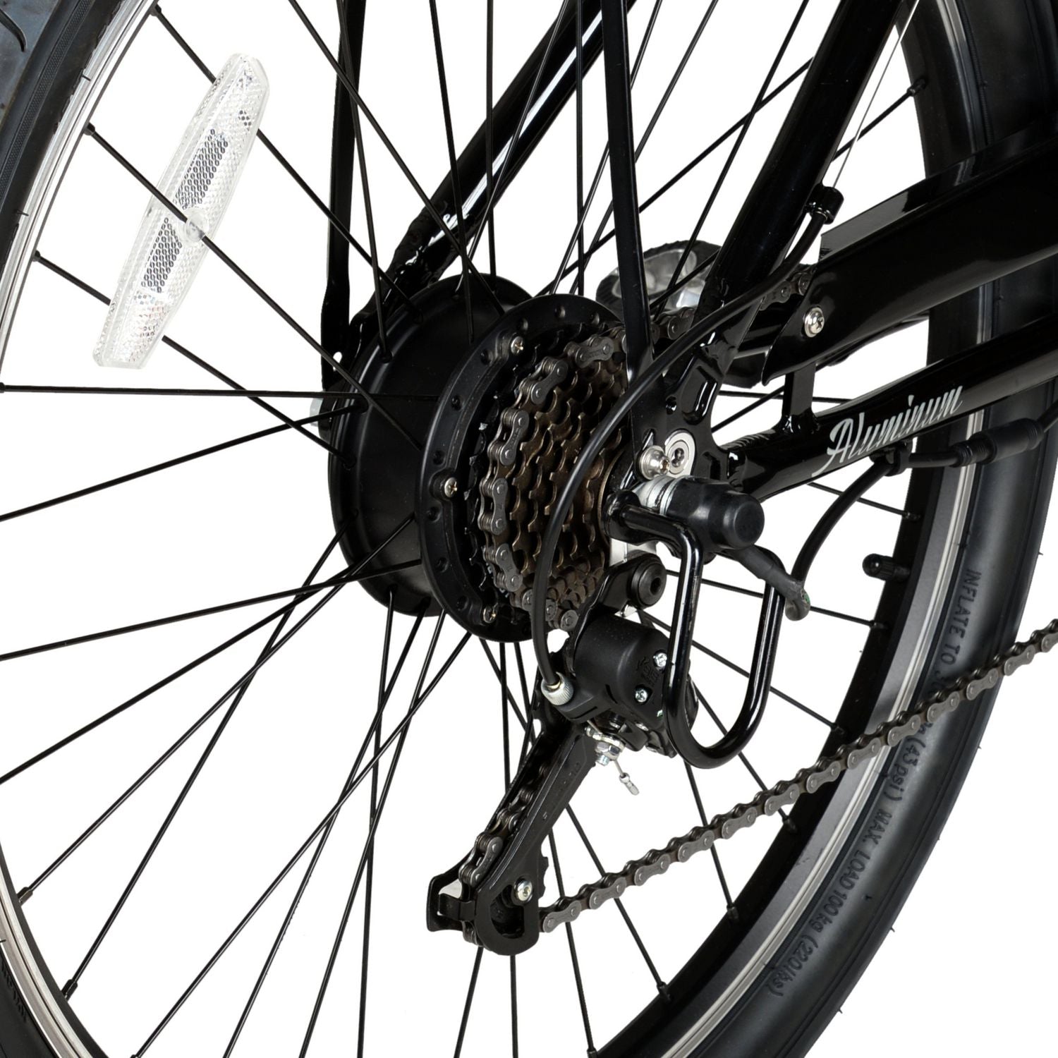 36v Electric 26 inch,  Men's, Aluminum Bike, Black