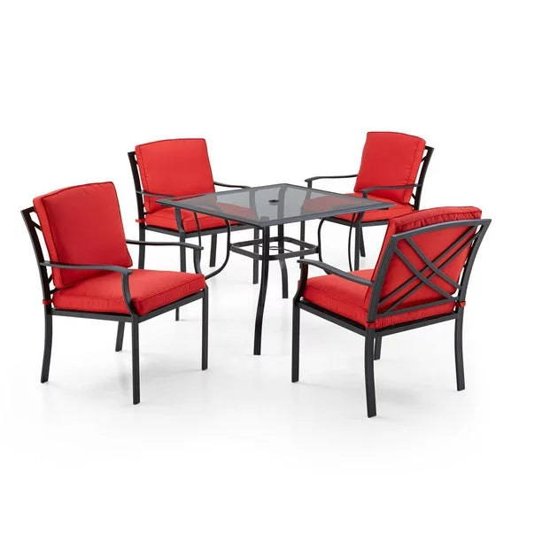 Dining Set, Tempered glass tabletop