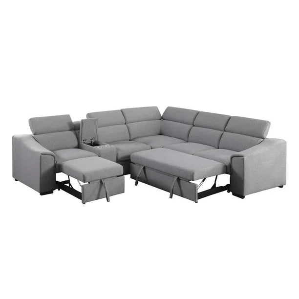 Sectional Sofa Bed, Urban Grey